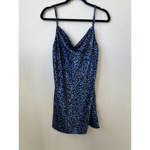Flynn Skye LYNN SLIP DRESS Evening Dress Size M, Y2K, 90’s MSRP $145 Cheetah